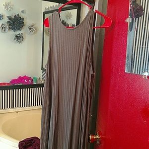 Gray sparkle dress